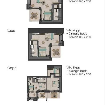 Villa Bungalow Villa Balzi Rossi Grimaldi (Liguria)